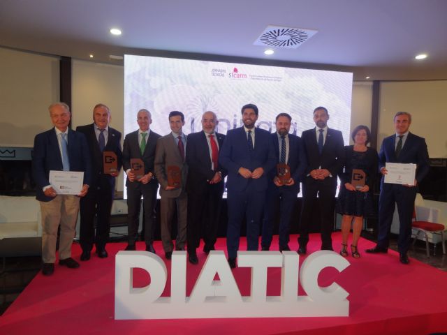 El jefe de Sistemas Informáticos del Puerto de Cartagena y los directivos de las empresas tecnológicas murcianas Odilo y Metaenlace se llevan los premios DIATIC 2019 - 1, Foto 1