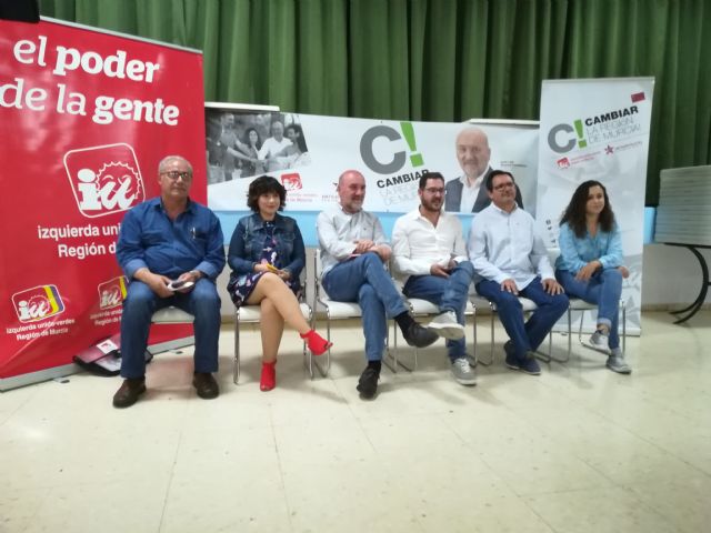 Diego Crespo, diputado de Podemos en Andaluca, arropa la candidatura de Cambiar la Regin de Murcia, Foto 1
