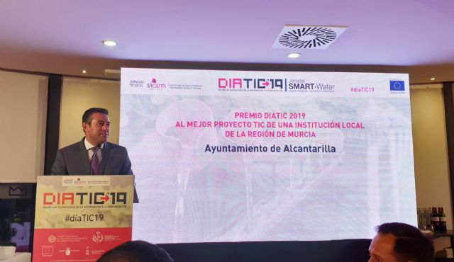 El Ayuntamiento de Alcantarilla recibe el Premio DíaTIC19 al Mejor Proyecto TIC de una Institución Local de la Región de Murcia - 4, Foto 4