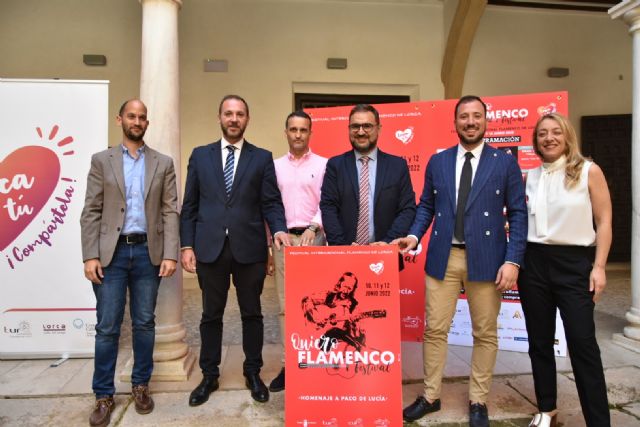Lorca acogerá el I Festival Internacional de Flamenco Quiero Flamenco los días 10, 11 y 12 de junio en homenaje al gran Paco de Lucía - 1, Foto 1