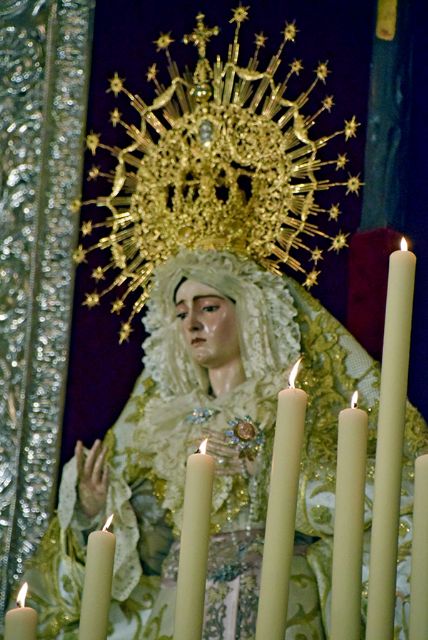 Magnifico altar efímero para los cultos de Quinario en honor al Santísimo Cristo de la Vera-cruz de Alcalá del Río - 3, Foto 3
