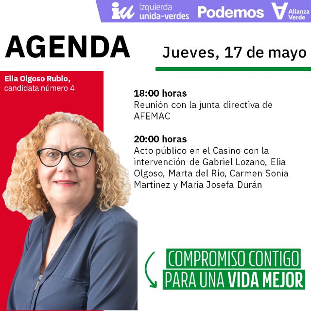 Esta tarde la coalición de Izquierda Unida y Podemos presentará sus propuestas para cuidar Águilas - 1, Foto 1