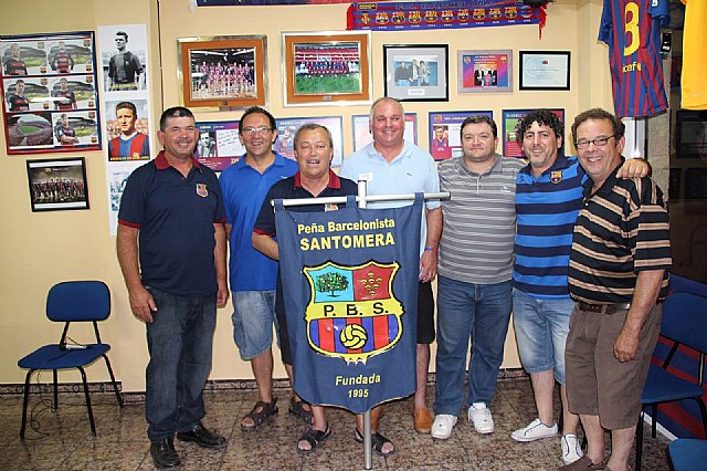La Peña Barcelonista de Totana estuvo presente en la inauguración del nuevo local social de la Peña Barcelonista de Santomera, Foto 2