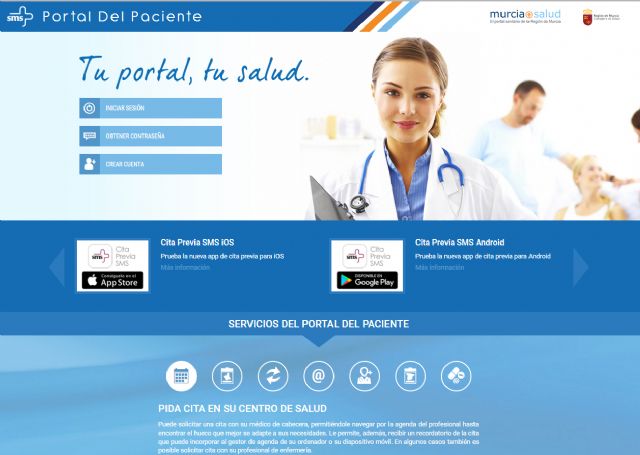 Los pacientes del área de la Arrixaca podrán pedir cita con su enfermera de Primaria a través de Internet desde el lunes - 1, Foto 1