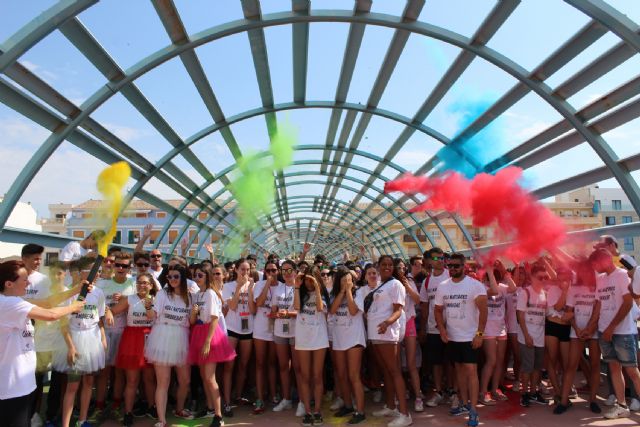 Las calles de Puerto Lumbreras se llenan de color con la Holi Run - 1, Foto 1