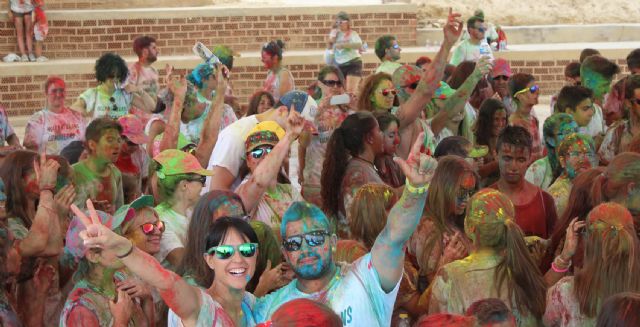 Las calles de Puerto Lumbreras se llenan de color con la Holi Run - 2, Foto 2