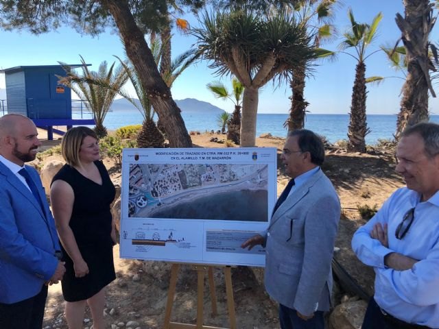 Fomento invierte más de 343.000 euros para modificar el trazado y mejorar la seguridad de la carretera del Alamillo en Mazarrón - 1, Foto 1