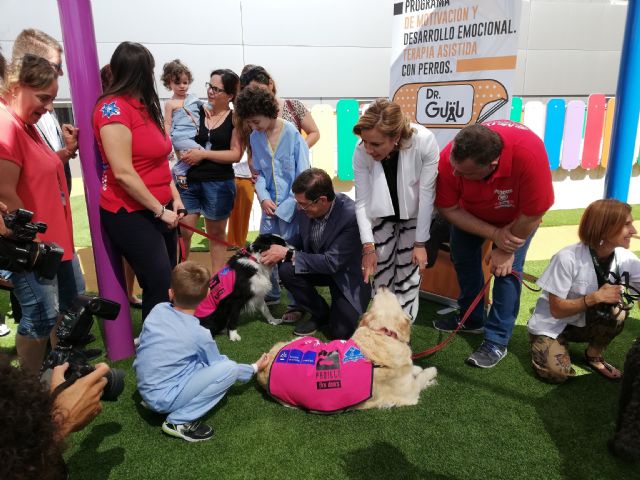 La Comunidad extiende el programa de acompañamiento con perros para mejorar la recuperación de los niños hospitalizados - 1, Foto 1