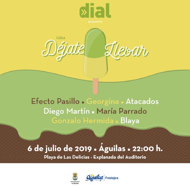 La gira Déjate llevar de Cadena Dial inaugura el verano en Águilas el sábado 6 de julio - 2, Foto 2