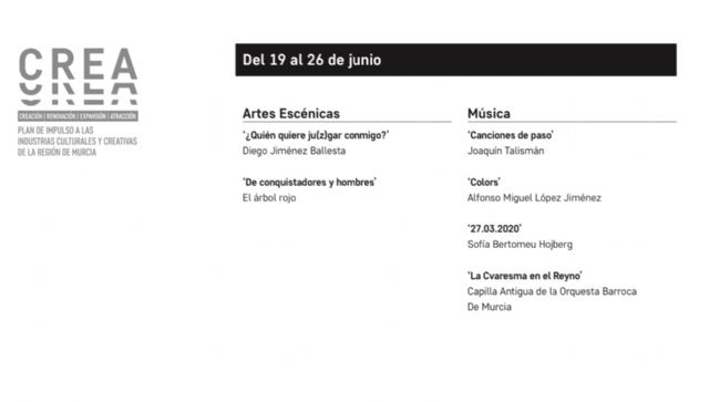 Cultura pone a disposición de la sociedad todos los videos musicales de la iniciativa ´Plataforma CREA´ el domingo - 1, Foto 1