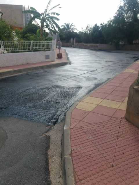 Con el habitual retraso del Gobierno concluye la obra redactada por MC para la adecuación de la Avenida Constitución de El Albujón - 1, Foto 1