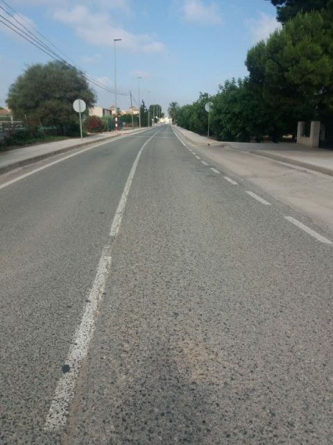 Con el habitual retraso del Gobierno concluye la obra redactada por MC para la adecuación de la Avenida Constitución de El Albujón - 4, Foto 4