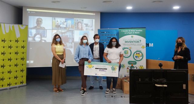 Alumnas del IES Floridablanca de Murcia ganan el concurso #Innoteca2021 a los jóvenes inventores más ingeniosos de la Región - 1, Foto 1