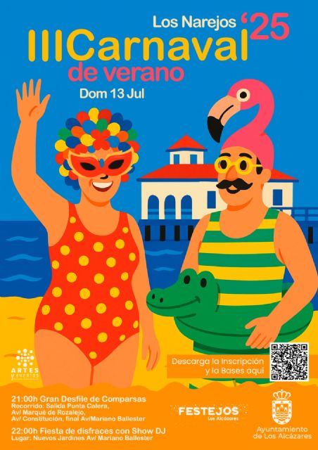 Los Narejos celebra su Carnaval de Verano el próximo 13 de julio - 2, Foto 2