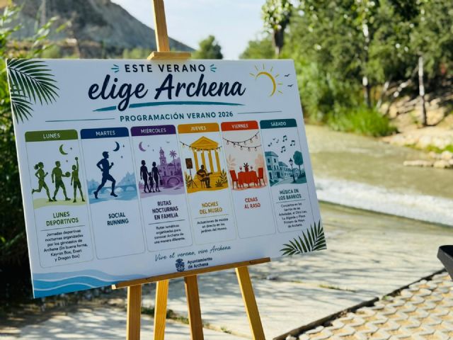 Archena presenta su programación estival con propuestas diarias de ocio, deporte y cultura - 2, Foto 2