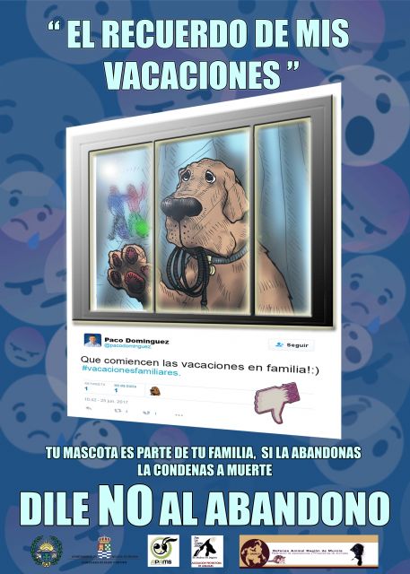El Ayuntamiento de Molina de Segura presenta una nueva campaña de sensibilización contra el abandono de animales - 1, Foto 1