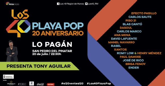 LOS40 Playa Pop: 20 años de la mayor concentración de artistas a orillas del Mar Menor - 3, Foto 3