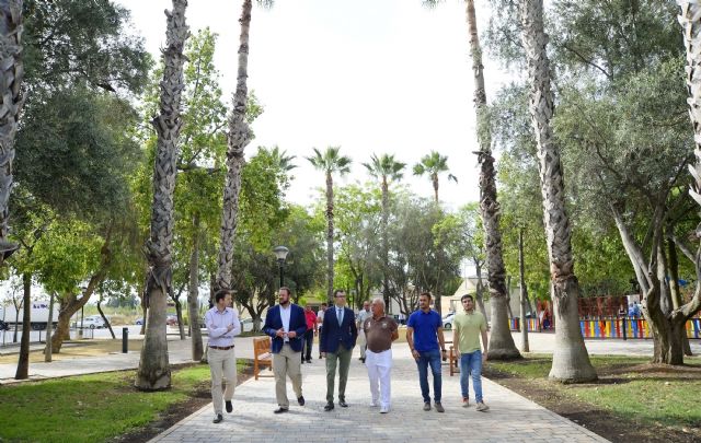 Alquerías estrena un jardín de 4000 metros cuadrados, juegos infantiles y senderos verdes en el centro de la pedanía - 1, Foto 1