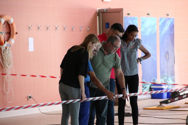Comienzan las obras de sustitucin de la cubierta de la piscina climatizada, Foto 6