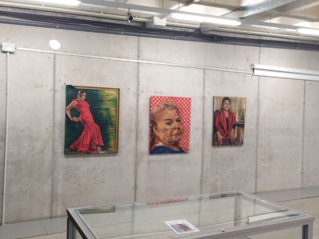 El pintor Pedro Juan Rabal hace un recorrido por La Mujer y el Flamenco en su nueva exposición en Torre Pacheco - 2, Foto 2