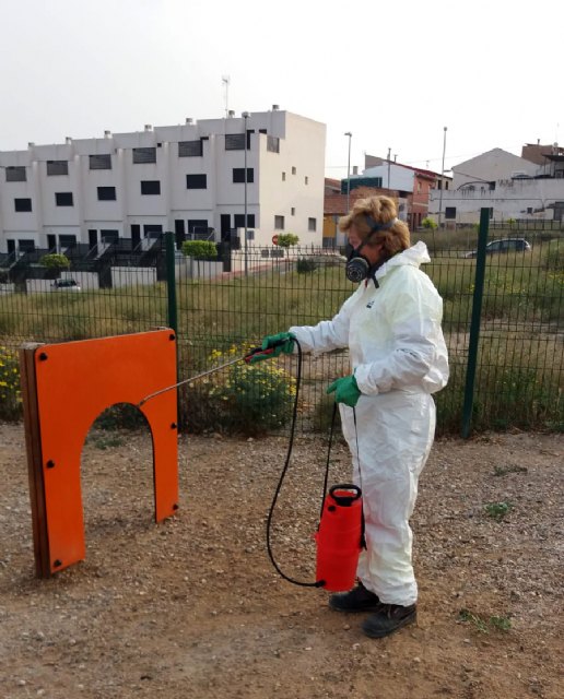 Murcia instala paneles informativos que contabilizan las desinfecciones que se llevan a cabo para evitar el Covid-19 en las zonas de esparcimiento canino - 3, Foto 3