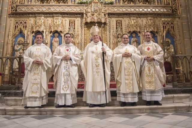 Jesús, Juan Pablo, David y Joaquín, cuatro nuevos sacerdotes para la Diócesis de Cartagena - 1, Foto 1