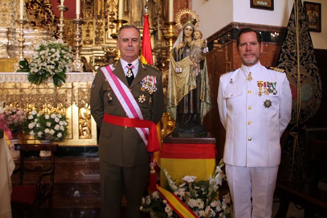 España Sevilla.Misa en honor a la Virgen del Carmen en Sevilla en la capilla de los marineros de la Esperanza de Triana - 4, Foto 4