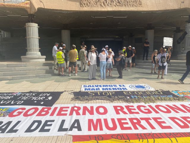 Las organizaciones sociales se concentran en contra de la reforma de la Ley del Mar Menor - 1, Foto 1