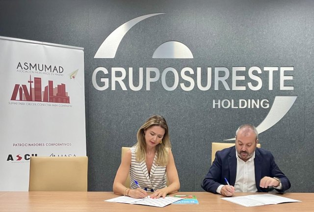ASMUMAD y Grupo Sureste acuerdan promover la actividad emprendedora y social de la Región de Murcia en Madrid - 1, Foto 1