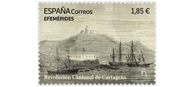 Correos pone en circulación un sello dedicado a la Revolución Cantonal de Cartagena - 1, Foto 1
