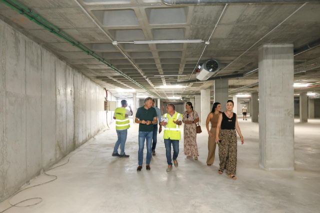 Las obras del nuevo parking disuasorio de la calle Ángela Ruiz construido por el Gobierno de Lorca estarán finalizadas antes de final de julio - 2, Foto 2