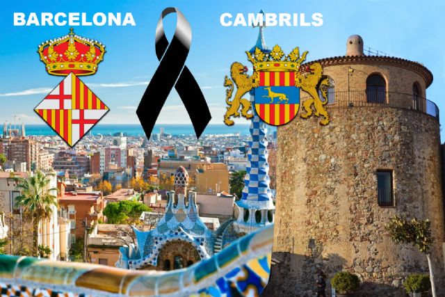 La alcaldesa convoca un minuto de silencio ante el Palacio Consistorial por los atentados de Barcelona y Cambrils - 1, Foto 1