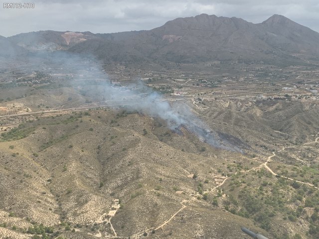 Movilizado operativo del Infomur para apagar incendio forestal en Macisvenda (Abanilla) - 1, Foto 1