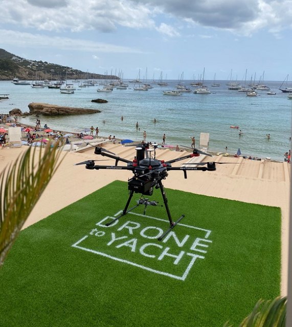 Llegan los primeros envíos con drones delivery a yates en Ibiza - 1, Foto 1