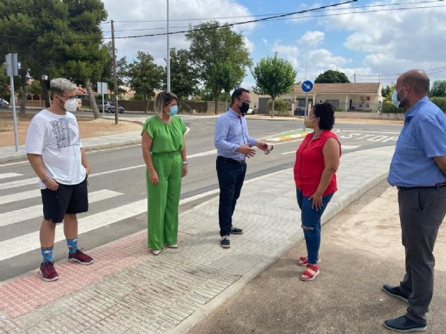 Descentralización y la Junta Vecinal de El Albujón mejoran la seguridad vial entre Pozo Dulce y la Barriada de Santiago en Miranda - 1, Foto 1