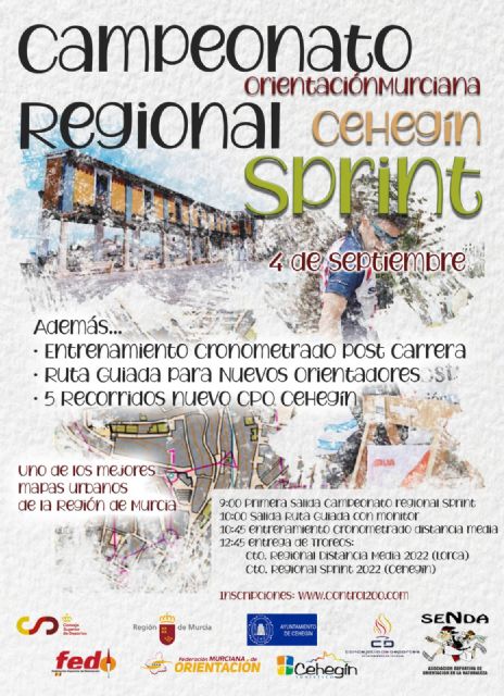 Cehegín acogerá el Campeonato Regional de Orientación de distancia Sprint - 3, Foto 3