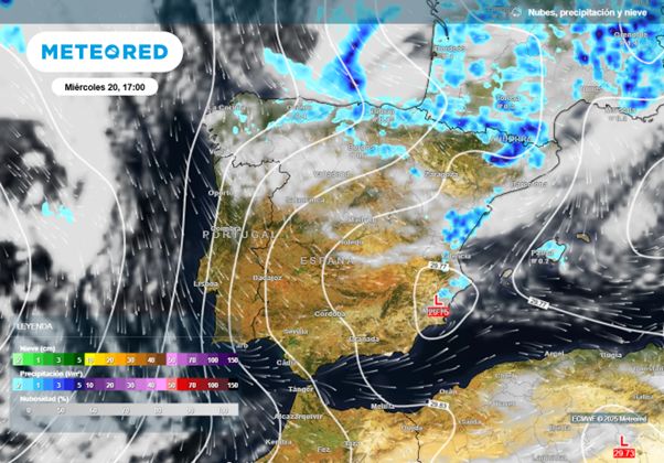 Meteored confirma el descenso térmico generalizado y la llegada de lluvias localmente fuertes en España - 1, Foto 1