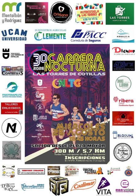 Las fiestas torre&ntilde;as se citan con su tradicional Carrera Nocturna, que cumple su 30&ordf; edición - 2, Foto 2