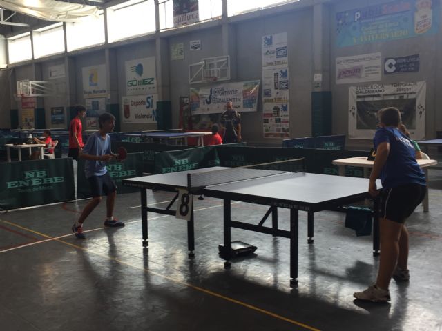 Los totaneros triunfan en el Open Ciudad de Lorca de Tenis de Mesa