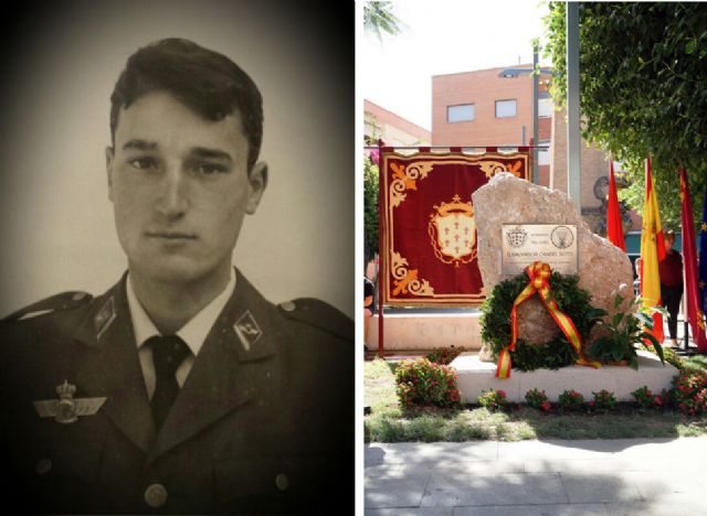 Alcantarilla tributa un sentido homenaje al Cabo Salvador Candel Soto, único militar nacido en nuestra población fallecido en accidente paracaidista - 1, Foto 1