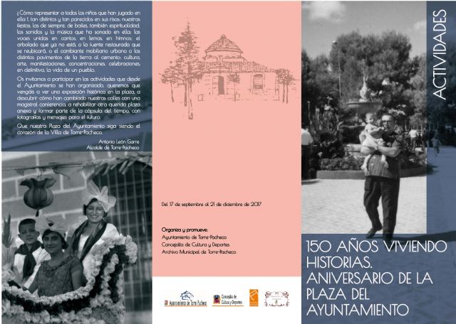 150 años viviendo historias, Torre-Pacheco celebra el 150 aniversario de la Plaza del Ayuntamiento - 2, Foto 2