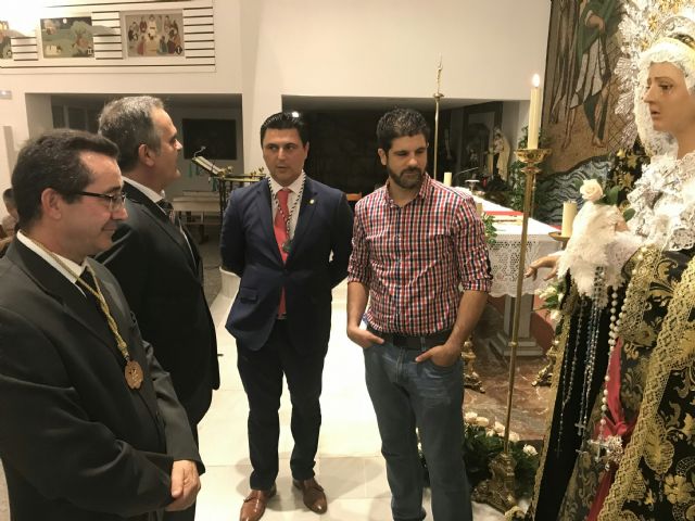 La Pro Cofradía de la Santísima Soledad del Mar Menor bendice la imagen de su Virgen obra del sevillano Alejandro Ugarte - 3, Foto 3