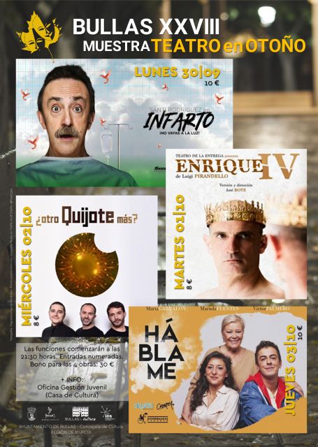 Bullas celebra su semana más cultural con la XXVIII Muestra de Teatro en Otoño - 2, Foto 2