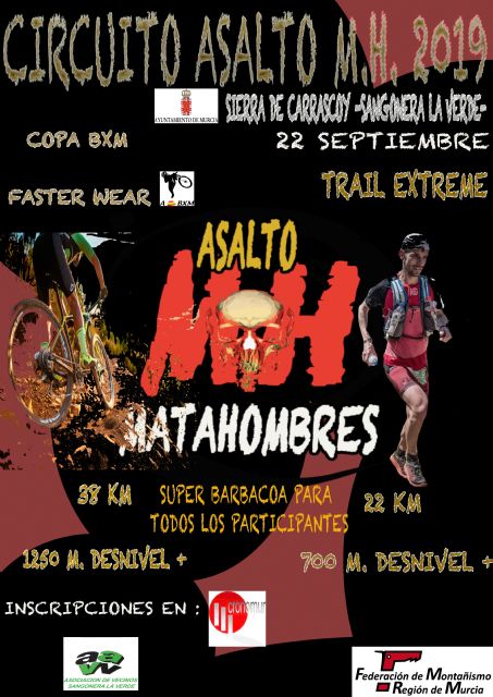 El circuito Asalto Matahombres se celebra el 22 de septiembre con dos carreras por montaña, una en bicicleta y otra a pie - 1, Foto 1