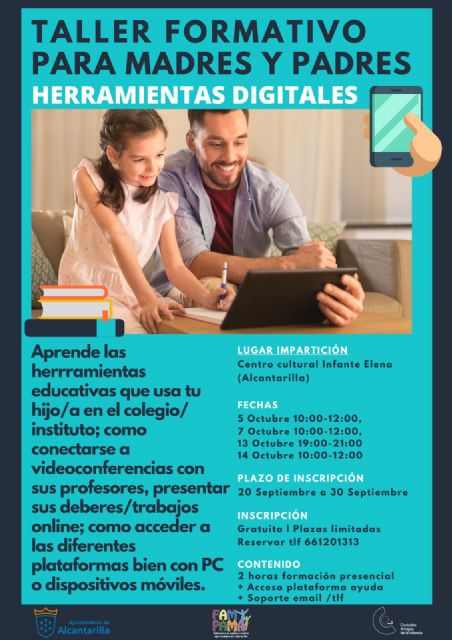 Un taller sobre nuevas tecnologías formará a los padres en las herramientas de educación a distancia de sus hijos - 1, Foto 1