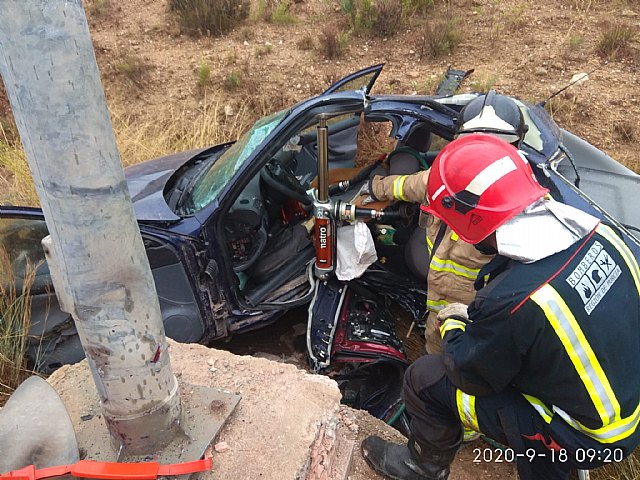 Accidente de tráfico con atrapados en Javalí Nuevo - 1, Foto 1