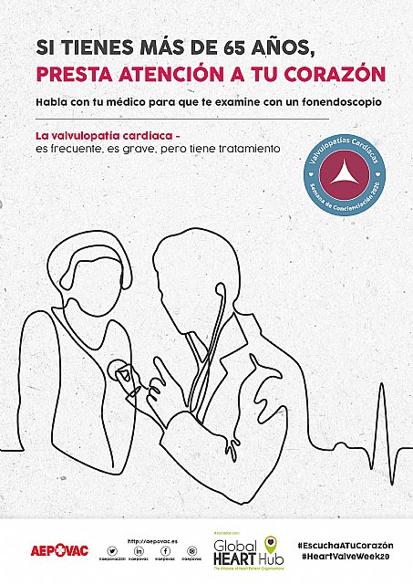 AEPOVAC: El 90% de los españoles mayores de 60 años desconoce lo que son las Valvulopatías - 1, Foto 1