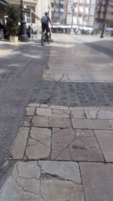 El Partido Cantonal de Cartagena pide el arreglo de la Plaza José María Artés - 1, Foto 1