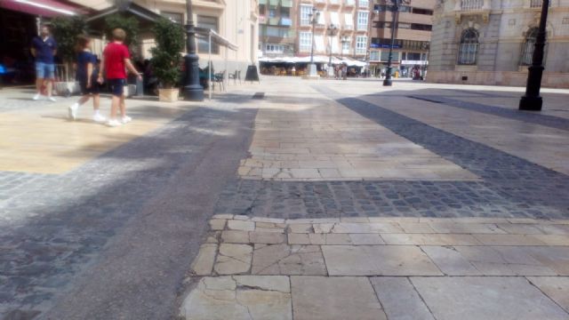 El Partido Cantonal de Cartagena pide el arreglo de la Plaza José María Artés - 2, Foto 2