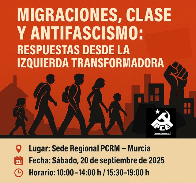El PCRM celebra su Escuela de Formación de 2025 bajo el lema “Migraciones, clase y antifascismo: respuestas desde la izquierda transformadora” - 1, Foto 1